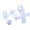 Clear-PVC 45 Degree Elbow Fitting (SCH40)