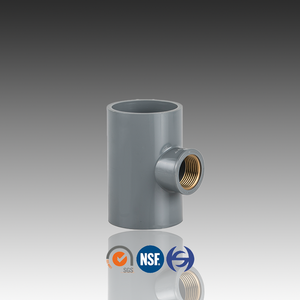PVC Copper Threaded Tee,PN 16 Fittings