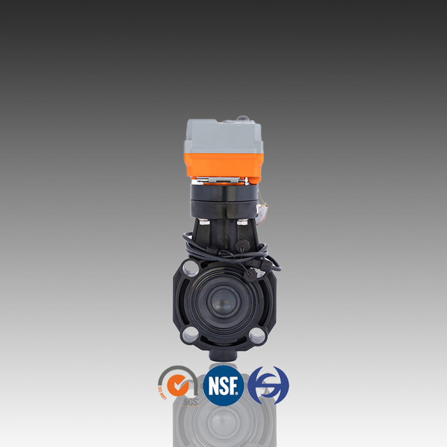 CPVC Electric Butterfly Valve Automatic PN10 For Chemical