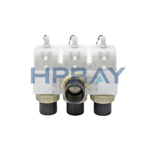 PFA Triple Quick Drain Valve