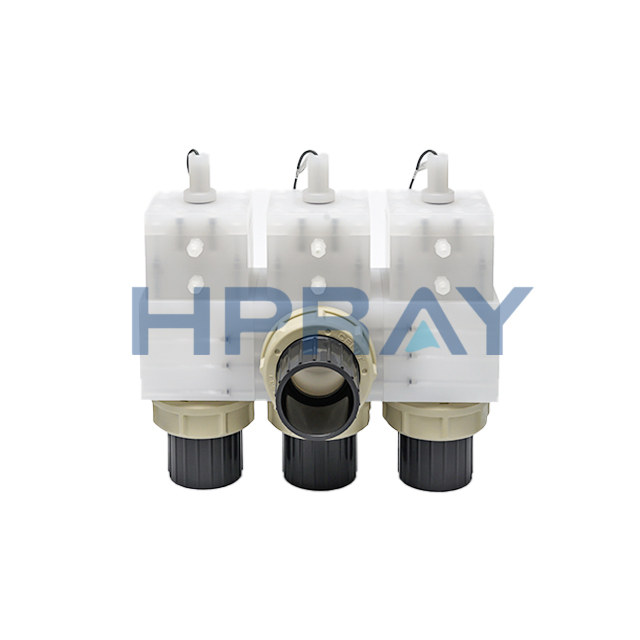 PFA Triple Quick Drain Valve