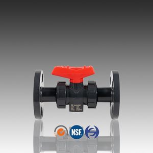 PVC Flanged Ball Valve DIN ASTM Standard Manual