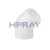 Butt Fusion PVDF 45 מעלות מרפק
