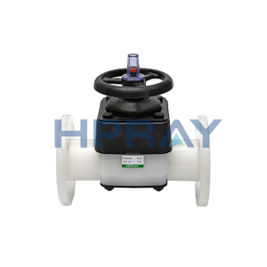PVDF Flanged Diaphragm Valve