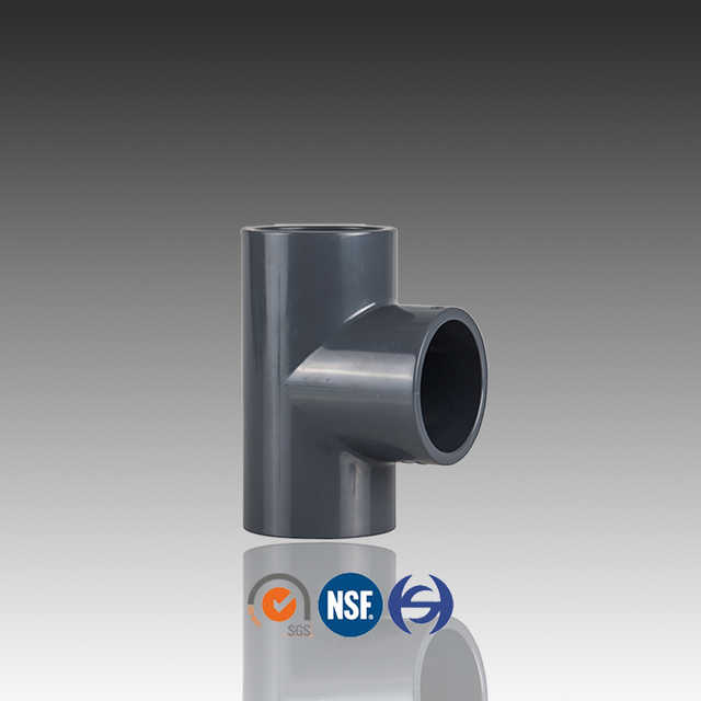ASTM D 1785 csőszerelv&eacute;nyek SCH80 PVC Equal Tee
